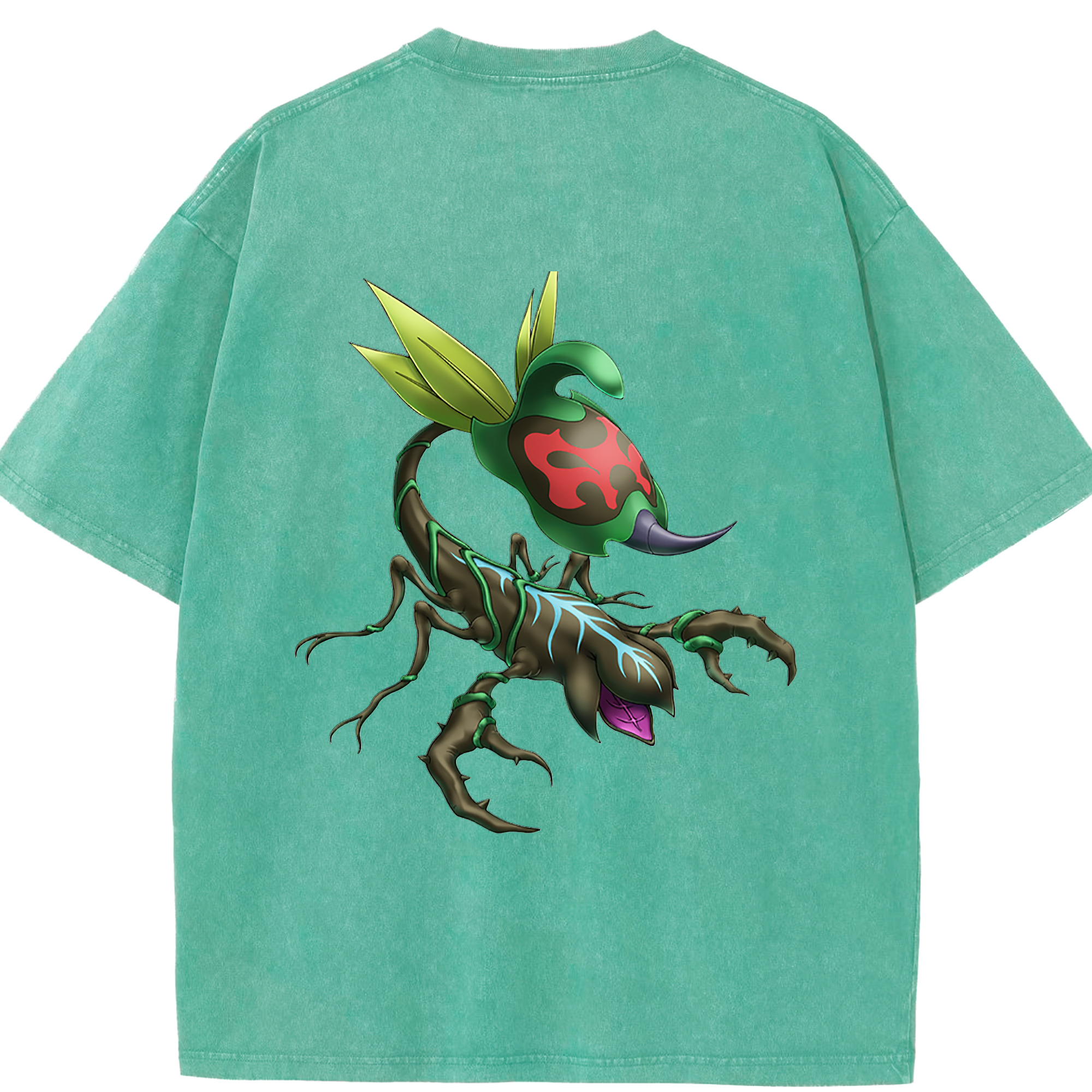 （画像用） 遊☆戯☆王 Yu-Gi-Oh! 綿100% ヴィンテージ風 半袖Tシャツ（背面プリント）